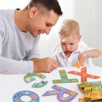 Fa ábécé puzzle angol szavakkal