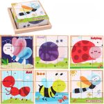 Fakocka puzzle, kirakós fajáték