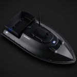 Etetőhajó C12 GPS hátrakidobós fekete