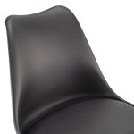 Silla étkezőszék 4 db fekete színben