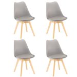 Silla étkezőszék 4 db szürke színben