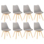 Silla étkezőszék 8 db szürke színben