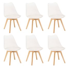 Silla étkezőszék 6 db fehér színben