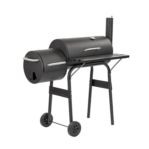 Faszenes kerti grillsütő füstölővel