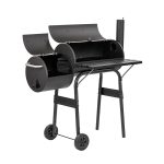 Faszenes kerti grillsütő füstölővel