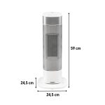 Alizee elektromos hűtő-fűtő oszlopventilátor 1000W / 2000W