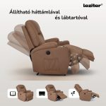 Relaxa elektromos ringató és forgatható masszázsfotel