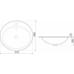 KR-132 BLM kerámia design mosdó
