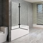 Alor 120x140 cm kádparaván Black