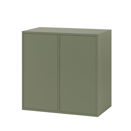 Boxie 2 ajtós fali szekrény 80x80x37 cm zöld
