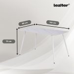 Ravena 4+1 étkező garnitúra fehér-fehér