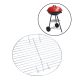 Grillrács kerek 41,5 cm