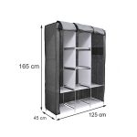 Gardróbszekrény LGSZ-04 szürke