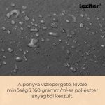 Gina kerti napernyő szürke 300 cm