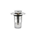 Lefolyódugó szűrővel rozsdamentes acél 60 mm