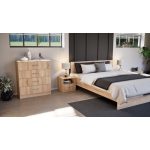 Miami éjjeliszekrény 1 fiókos 40x40 cm sonoma tölgy-sonoma tölgy