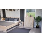 Miami éjjeliszekrény nyitott 40x40 cm sonoma tölgy-sonoma tölgy