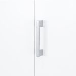 Miami gardróbszekrény 80x205 cm fehér-yorki tölgy