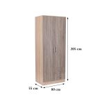 Miami gardróbszekrény 80x205 cm yorki tölgy-sonoma tölgy