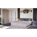 Miami gardróbszekrény 80x205 cm yorki tölgy-yorki tölgy