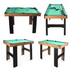 4 az 1-ben játékasztal, csocsó, ping-pong, biliárd és léghoki játékhoz
