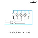 Nova csillárkapcsoló keret nélkül 105 szürke