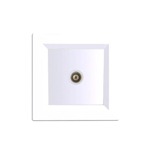 Nova TV csatlakozóaljzat fehér kerettel