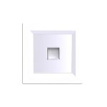 Nova UTP aljzat RJA-45 fehér kerettel