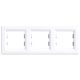 Nova hármas keret vízszintes fehér