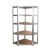 Nagy teherbírású sarokpolc 180x70x40-40 cm 175 kg króm