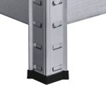 Nagy teherbírású sarokpolc 180x70x40-40 cm 175 kg króm