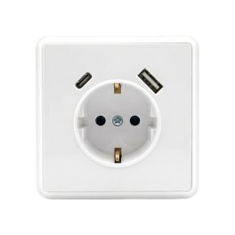 Nova csatlakozóaljzat USB csatlakozóval fehér