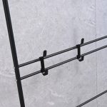 Előszobafal ruhaállvány LRA-02 fekete