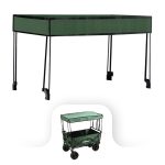 Strandkocsi prémium tető zöld