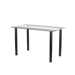 Riona 120 cm szögletes üveg étkezőasztal