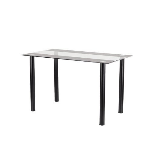 Riona 120 cm szögletes üveg étkezőasztal