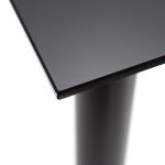 Riona 140 cm szögletes üveg étkezőasztal