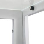 Nuvia 6+1 étkező garnitúra fehér-fekete