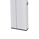 Ezra 140 cm szögletes üveg étkezőasztal