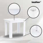 Leon 4+1 étkező garnitúra fehér-barna