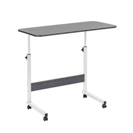 Állítható magasságú laptopasztal 80x40 cm fekete