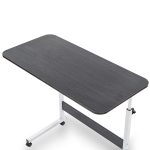 Állítható magasságú laptopasztal 80x40 cm fekete