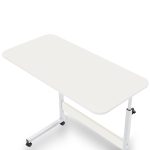 Állítható magasságú laptopasztal 80x40 cm fehér