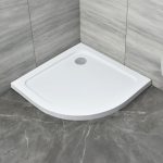 Modena Slim íves alacsony akril zuhanytálca 90x90 cm