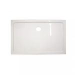 Modena Slim aszimmetrikus szögletes akril zuhanytálca, 80x120 cm