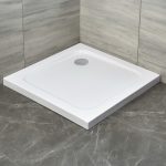 Modena Slim szögletes alacsony akril zuhanytálca 80x80 cm