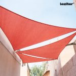 Rana napvitorla háromszög alakú 3x3x3 m piros