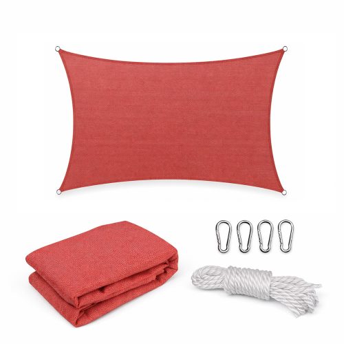 Rana napvitorla négyszög alakú 3x4 m piros