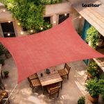 Rana napvitorla négyszög alakú 3x4 m piros