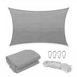 Rana napvitorla négyszög alakú 4x5 m szürke